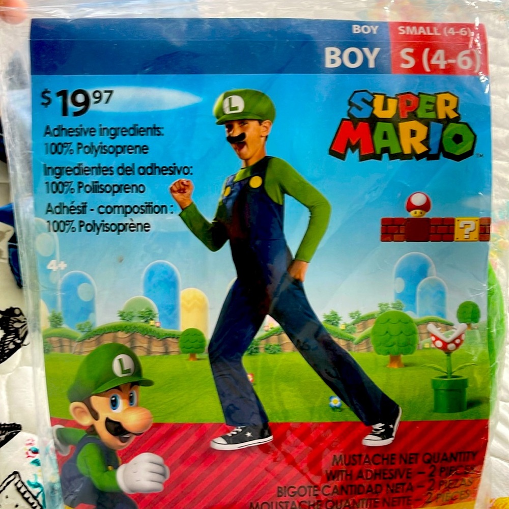 Super Mario Luigi’s Costume